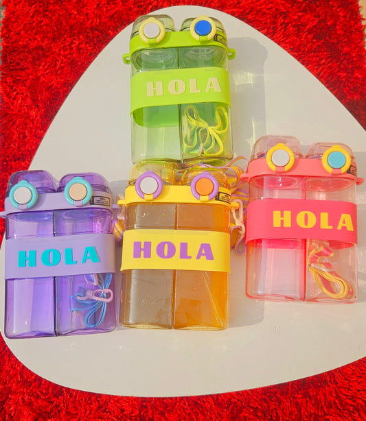 TOTTSY'S DOUBLE STRAW WATER BOTTLE- 800 ML