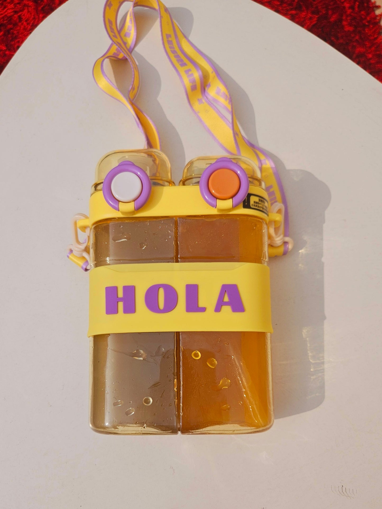 TOTTSY'S DOUBLE STRAW WATER BOTTLE- 800 ML