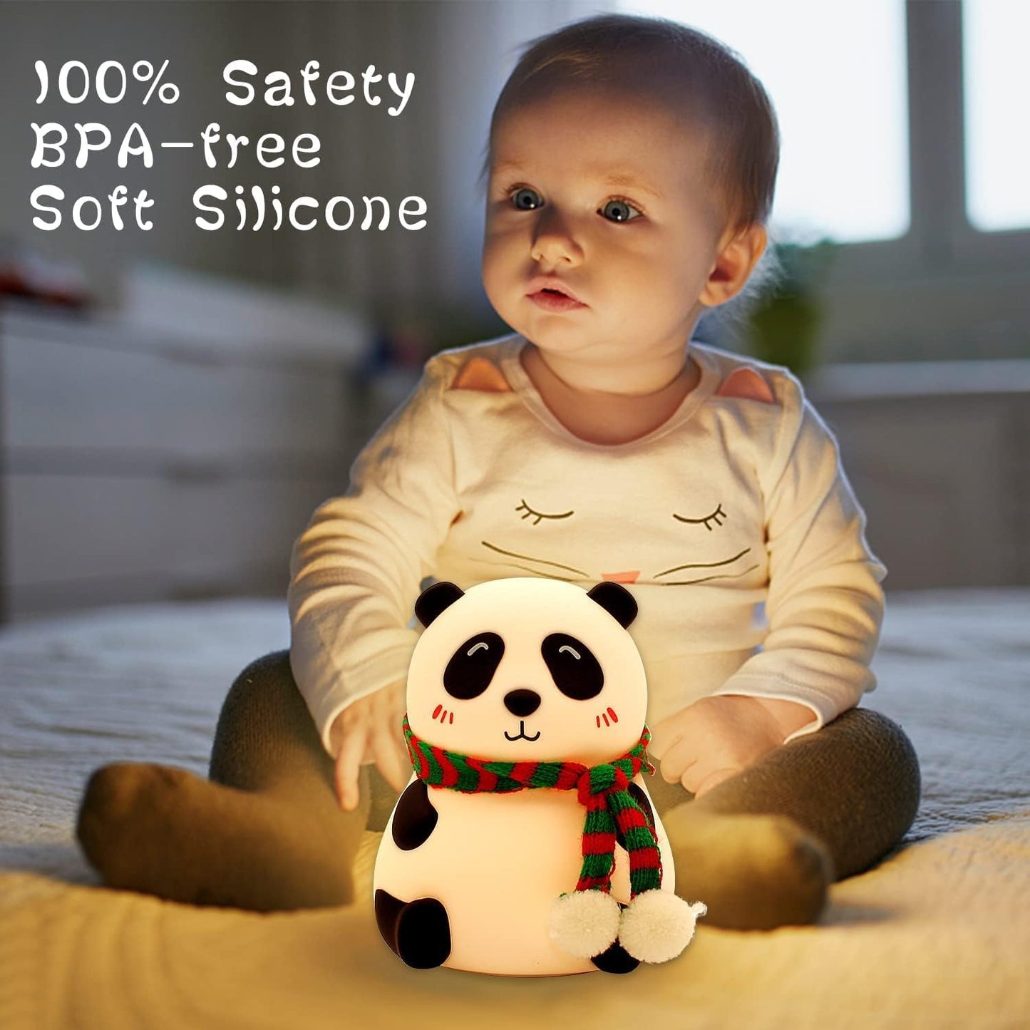 PANDA SILICONE TOUCH NIGHT LAMP